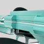 Chinese Macaron Blue Mahjong Table - Luxury Electronic Game