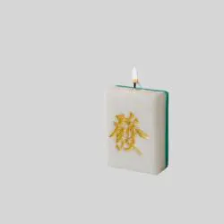 Custom Scented Mahjong Candles - Handmade Home Decor