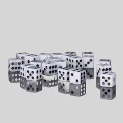 8mm Plastic Dice - Square Corner Table Games