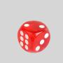 Custom Dice Set - Black Purple, 16/20/25/30mm, Casino Ludo