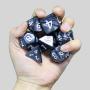 HD Big Purple Pearl Dice Set - D&D RPG Gaming Dice