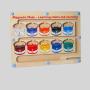 Wooden Magnet Color Number Puzzle Game Board - Educational Toy
