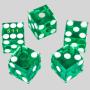 Acrylic Casino Dice - 19mm, Grade AAA, Serialized
