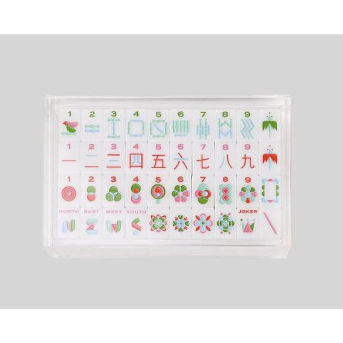 YAGELI Acrylic Mahjong Box - Transparent Board Game Set