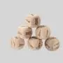 Custom 3cm Wooden Dice - Laser Engraved Cube Custom 3cm Wooden Dice - Laser Engraved Cube