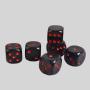 Custom DND RPG Resin Dice Set - Personalized Polyhedral Dice