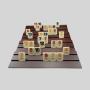 Mini Travel Rummy Tile Game - Wood Case Board Game for Kids