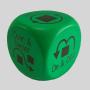Custom Eco-Friendly Dice Cube - SEJ Logo Stress Ball