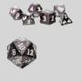 Metal Polyhedral Dice Set - D&D RPG Dice