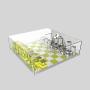 Custom Acrylic Chess Set Transparent Puzzle Game Board Gift Box