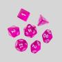 7pcs Acrylic D&D Dice Set - Transparent Polyhedral RPG Dice