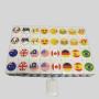 Cute Country Flags Mahjong Set - Durable Promotional Gift