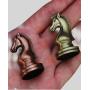 Large Metal Chess Set - 39x39cm Folding Chess Board