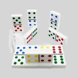 Luxury Custom Plastic Acrylic Domino Blocks Set
