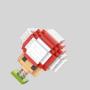 Stress Relief Mushroom Mahjong Block Set - DIY Building Toys Gift