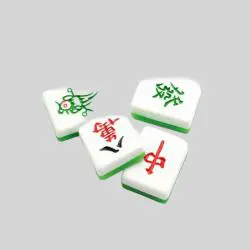 Resin Mahjong Cabochons Flatback Tiles DIY Jewelry Pendants