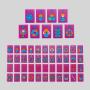 Acrylic Mahjong Tiles Custom Pattern Game Set