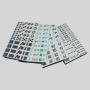 Custom Acrylic Mahjong Tiles OEM Print 23mm