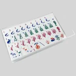 Custom Acrylic Mahjong Set - 160pcs Lucite Display Box