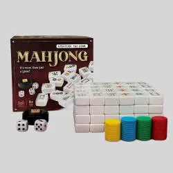 American Mahjong Set - 152 Tiles, Scoring Chips, Dice, Instructions