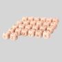 Wooden Dice Beads - 10mm 12mm Letters Beeches DIY Beads