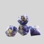Custom DND Resin Dice - Sharp Edge Swirl