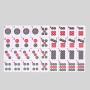 Digital Mahjong Board Game - 36 Bamboo Silk Table Game