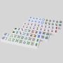Custom Acrylic Mahjong Tiles - Luxe White Engraved Game Set
