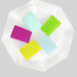 Custom Colorful Acrylic Mahjong Tiles Set