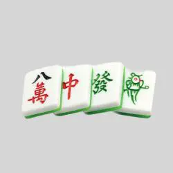 Resin Mahjong Cabochons Flatback Tiles DIY Jewelry Pendants