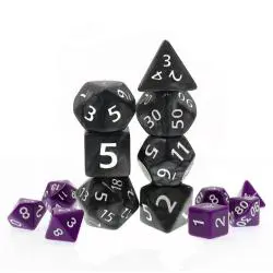 HD Big Purple Pearl Dice Set - D&D RPG Gaming Dice