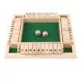 Deluxe 10-Number Dice Game Set - Shut The Box Party Game Deluxe 10-Number Dice Game Set - Shut The Box Party Game