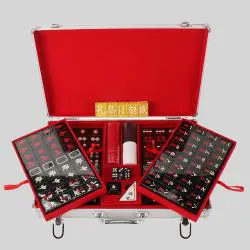 Custom Japanese Mahjong Set Acrylic Transparent Tile Gift Set
