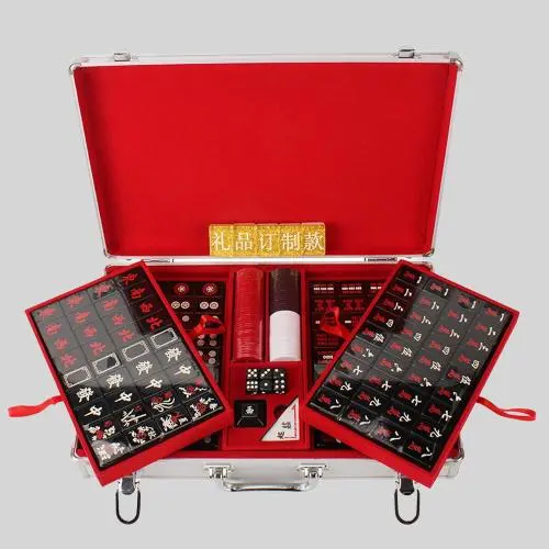 Custom Japanese Mahjong Set Acrylic Transparent Tile Gift Set Custom Japanese Mahjong Set Acrylic Transparent Tile Gift Set