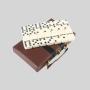 Domino Game Set – Leather Wood Case, Fashion Promotion Gift