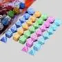 MINI PLANET DND Acrylic Dice Set - 7pcs Polyhedral Dice MINI PLANET DND Acrylic Dice Set - 7pcs Polyhedral Dice