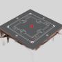 Luxury Square Rubber Game Mat - Chess Poker Mahjong Table Mat