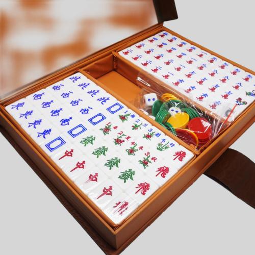 Singapore Crystal Mahjong Box Set - Acrylic Tiles