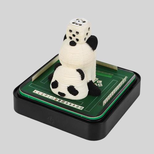 3D Panda Memo Pad Calendar - Cute Gift Notepad