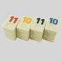 Rummy Game Set - Melamine Ivory Chips (No Box)