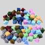MINI PLANET DND Acrylic Dice Set - 7pcs Polyhedral Dice