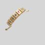 Golden Mahjong Rope Bracelet - Lucky Charm Be Rich Gift