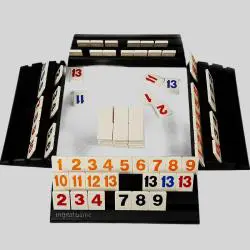 Acrylic Rummy Tile Set - Custom Israel Mini Mahjong Game