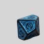 Udixi Polyhedral Acrylic Dice Set - Blue D20 D10 D6 Set