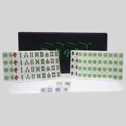 Mini Acrylic Mahjong Set, Travel Portable Gift Set