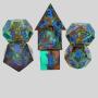 Colorful Resin DND Dice Set - 7Pcs Polyhedral Dice
