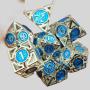 Metal Polyhedral Dice Set - D&D RPG Dice