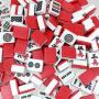 Chinese Mahjong Tiles Set - 144pcs, Custom Mold, 30mm