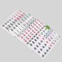 EASTOMMY ET-236001 Chinese Mahjong Set - Red Vinyl Tiles Game