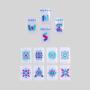 Hand Engraved LILAC Acrylic Mahjong Tiles